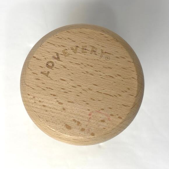 LOVEVERY Wooden Rolling Bell Rattle Montessori Wooden Baby Toy - Picture 2 of 5